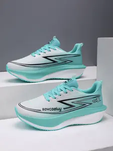 Outdoor Night Run Luminous Cushion Shoes | Labor-saving Carbon Plate Design | Anti-slip Wear-resistant Outsole | Comfortable for Recovery Jogging