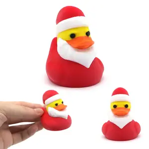 Christmas collection Duck Figure Set Mini Cute Duck Ornaments For Tree Desk Shelf DéCor Fun Holiday Collectible Toy For All Ages