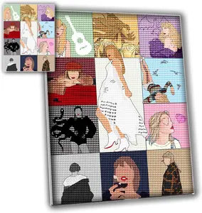 5D  Painting for Adults,DIY  Painting Kits, Painting Kit Art for Wall  Decor Arts Craft (Record Music)