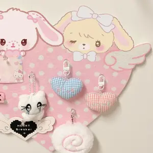 1pc Cork Board Cute Bunny Felt Cork Board Non-Damaging Wall Mount Photo Memo Board with Push Pins for Home Office Decor