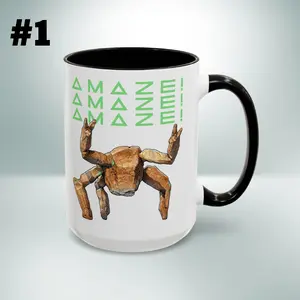 Amaze Amaze Amaze Mug - Rock Alien Hail Mary Coffee Mug, Sci Fi Gift for Him Her, Funny Alien Movie Mug, Rocky Hail Mary Movie Gift for Kids