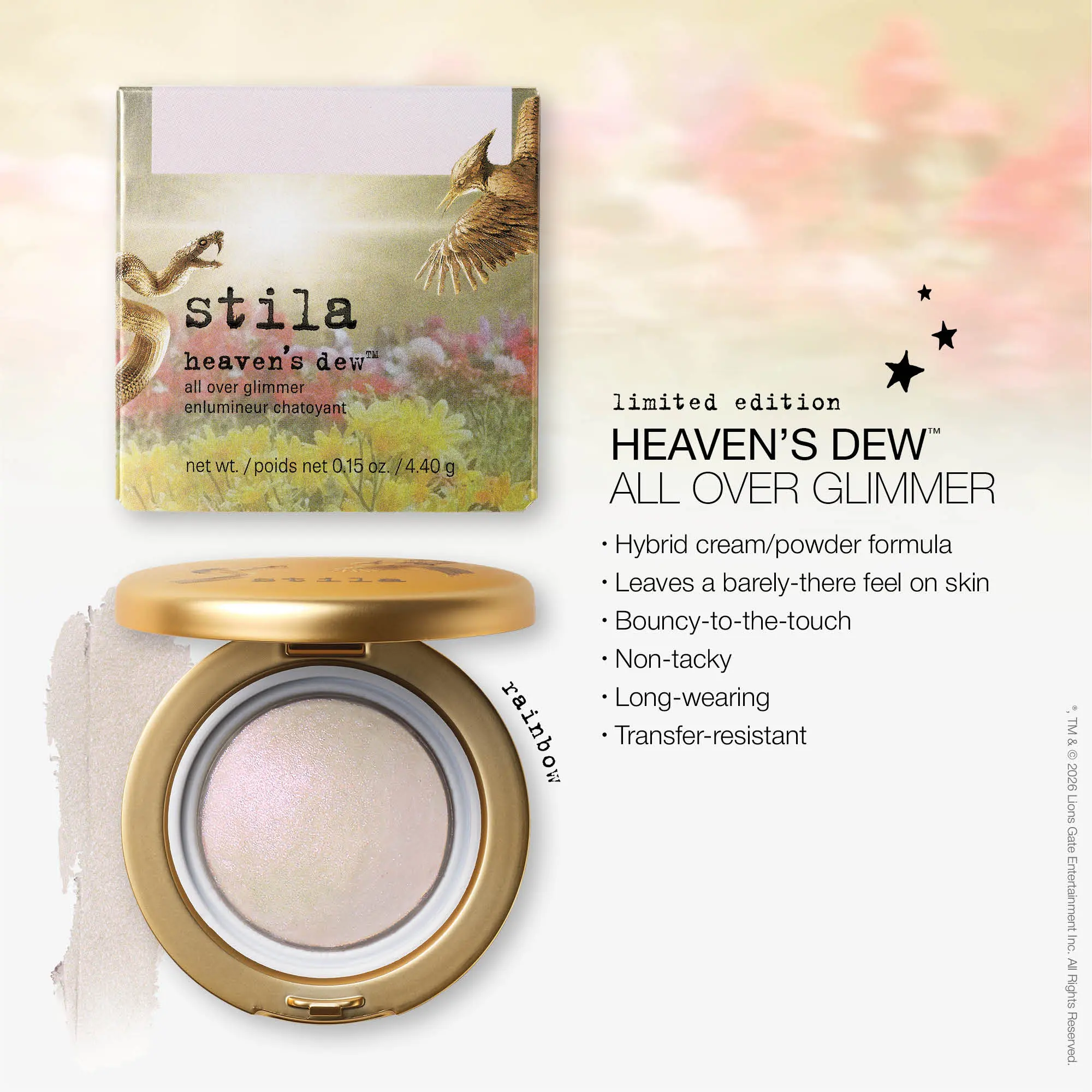 Heaven's Dew All Over Glimmer - Rainbow Heaven's Dew All Over Glimmer - Rainbow