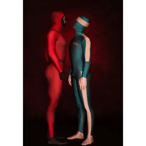 Squid bodysuit costume Blue