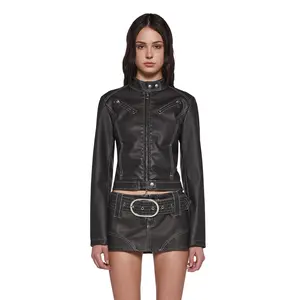 Norah Moto Jacket - Black