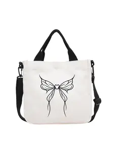 Butterfly Trendy Print Tote Bag, Large Storage Capacity, Easy to Carry for Travel, Gym, Commuting, Unisex Casual Sports Bag