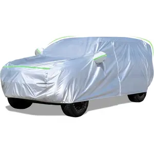 Universal Fit SUV Car Cover 191 207 Inches Waterproof Dupont Oxford All Weather Hail Protector Sun Protection Door Zipper car cover