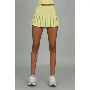 Electric Pleated Tennis Skirt