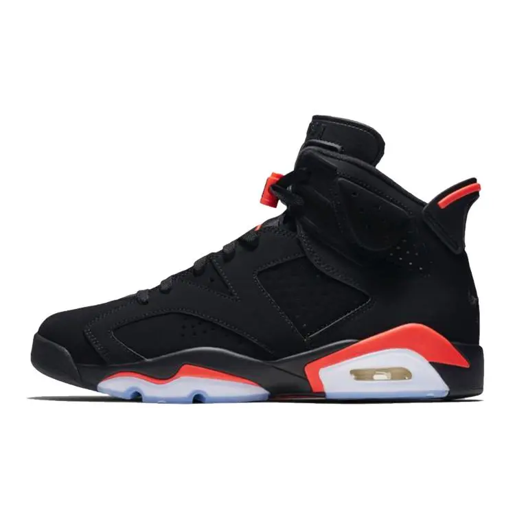 Men's Nike Air Jordan 6 Retro 'Infrared' 2019 Classic High-Top Lace-Up Basketball Shoes - Breathable Shoes, Breathable Mesh Upper, Comfortable Cushioning, Snug Fit, True-To-Size, Rubber Sole (US M 10)