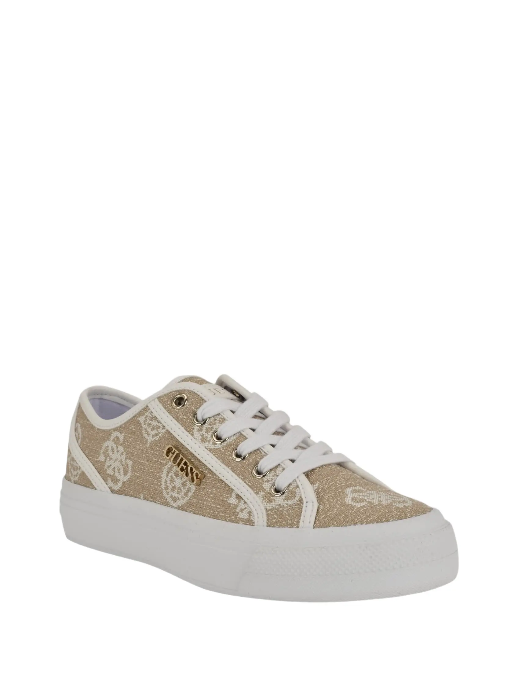GUESS Female Jelexa Peony Canvas Sneakers
