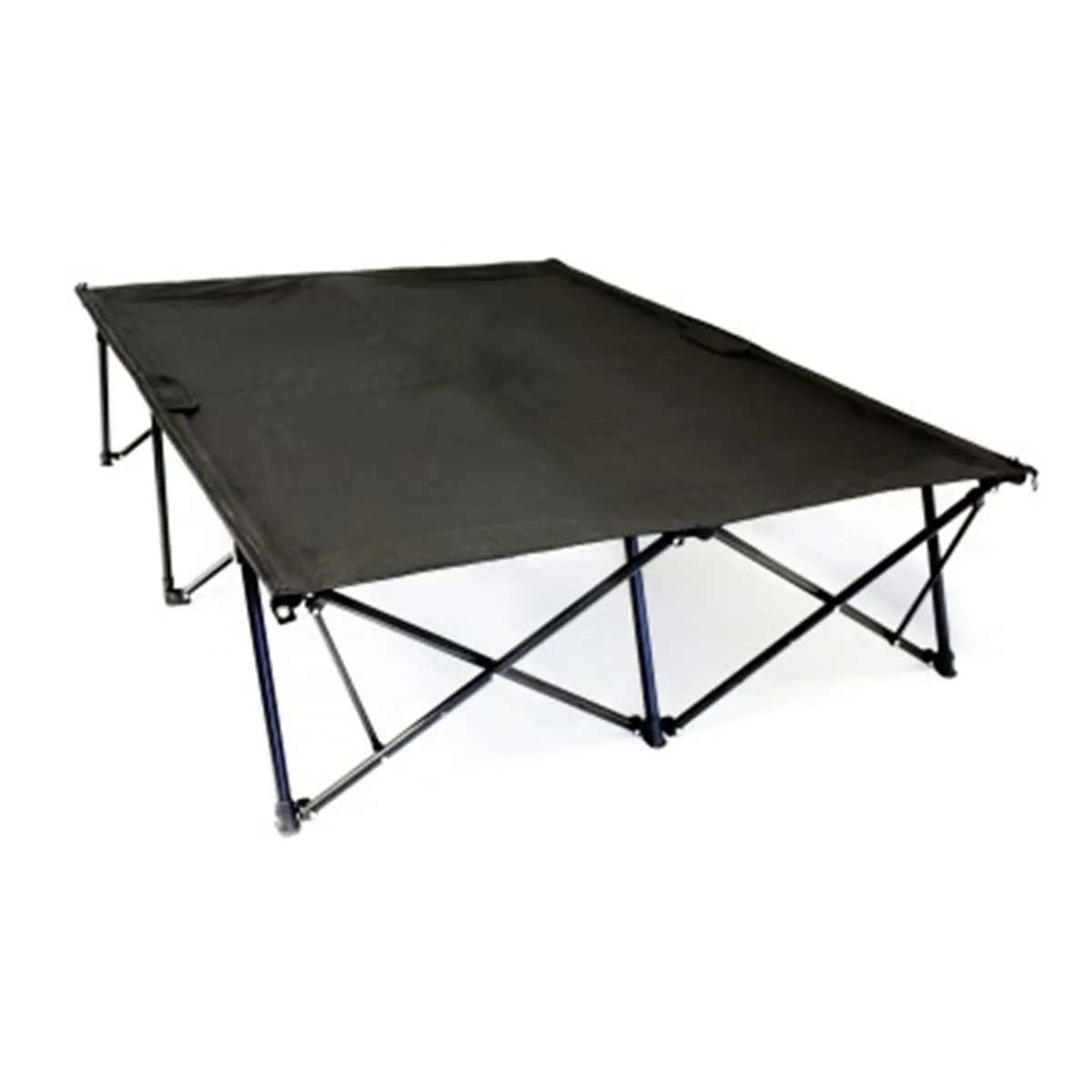 Kamp-Rite FC321 Foldable Double Kwik Cot - 4'7"W x 7'1"L (85" x 55" Sleeping Surface), 550lbs Weight Capacity, Home/Camping Use, Comfortably Sleeps 2, Includes Zipper Bag