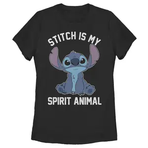 Women's Lilo & Stitch My Spirit Animal Is Stich T-Shirt