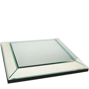 12" Square Beveled Mirror Centerpiece by Valerie