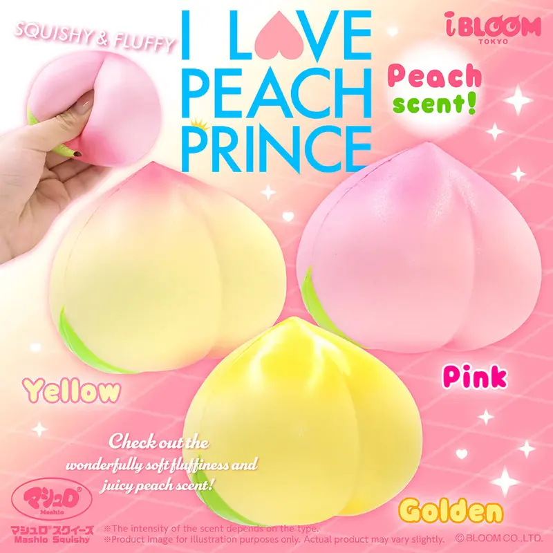 iBloom Squishy I Love Peach Prince Kawaii Soft Scented Slow Rising