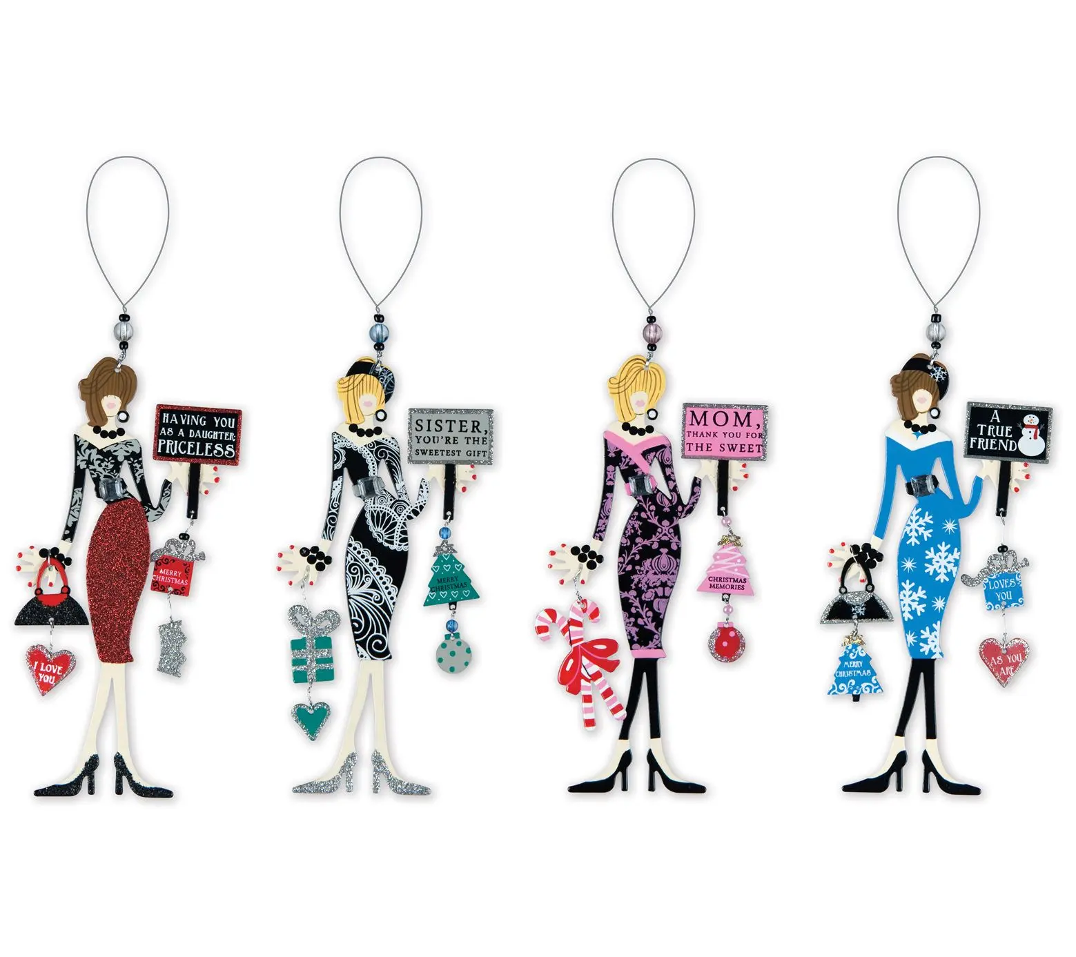 SVD Special Friends ornaments (set of 4)