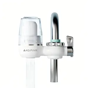 AQUPUVIR 320-Gallon Household Faucet Filter, Tap Water Purifier, Drinking Water Dispenser, Water Filter—Removes Chlorine, Fluoride, Heavy Metals, And Hardness. Suitable For Homes, Shopping Malls, And Hotels. timesaver Perfect As A Holiday Gift.