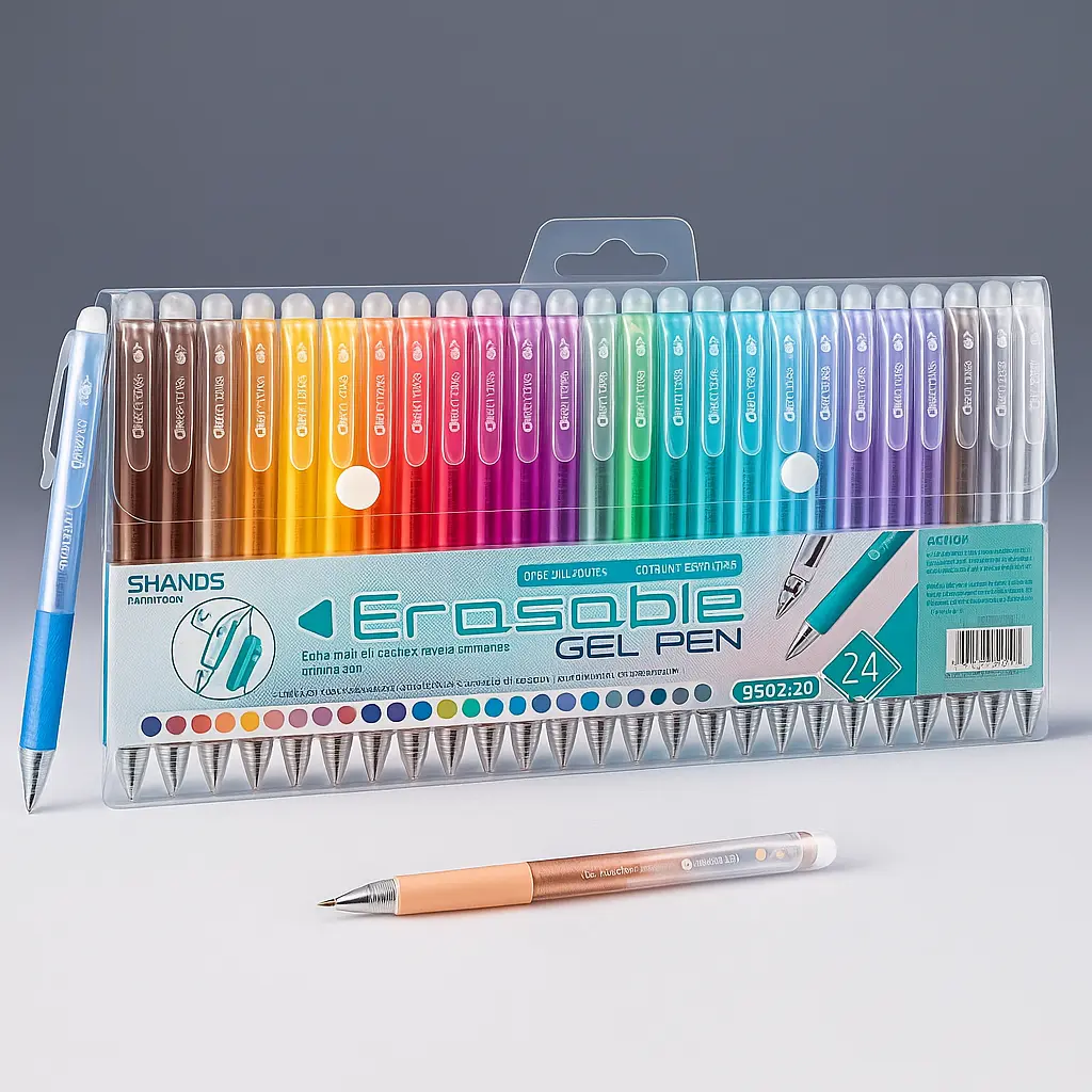 12/24/36 Pack Lavish Erasable Gel Pens, Retractable Fine Point Clicker Pens in Assorted Colors, Smooth Writing and Easy to Use for Students, Teachers and Artists, Drawing Writing Planner and Crossword Puzzles,magical pen,gift,Colorful Crafts