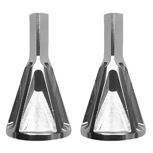 2Counts/Set Metal deburring tools, high-efficiency multi-blade chamfering and trimming tools, anti-slip and anti-jamming drill bit repair equipment, precision HSS material external chamfering processing equipment