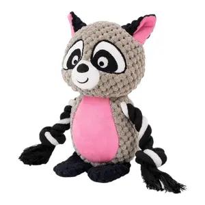 Riley the Raccoon Plushie Rope Dog Toy