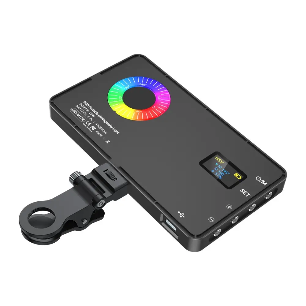 Professional Live Streaming Light, Led Video Light, Live Streaming Equipment, RGB Lighting for Vlog Recording, Atmosphere Lighting for E-Commerce, Camera Shooting Accessories
