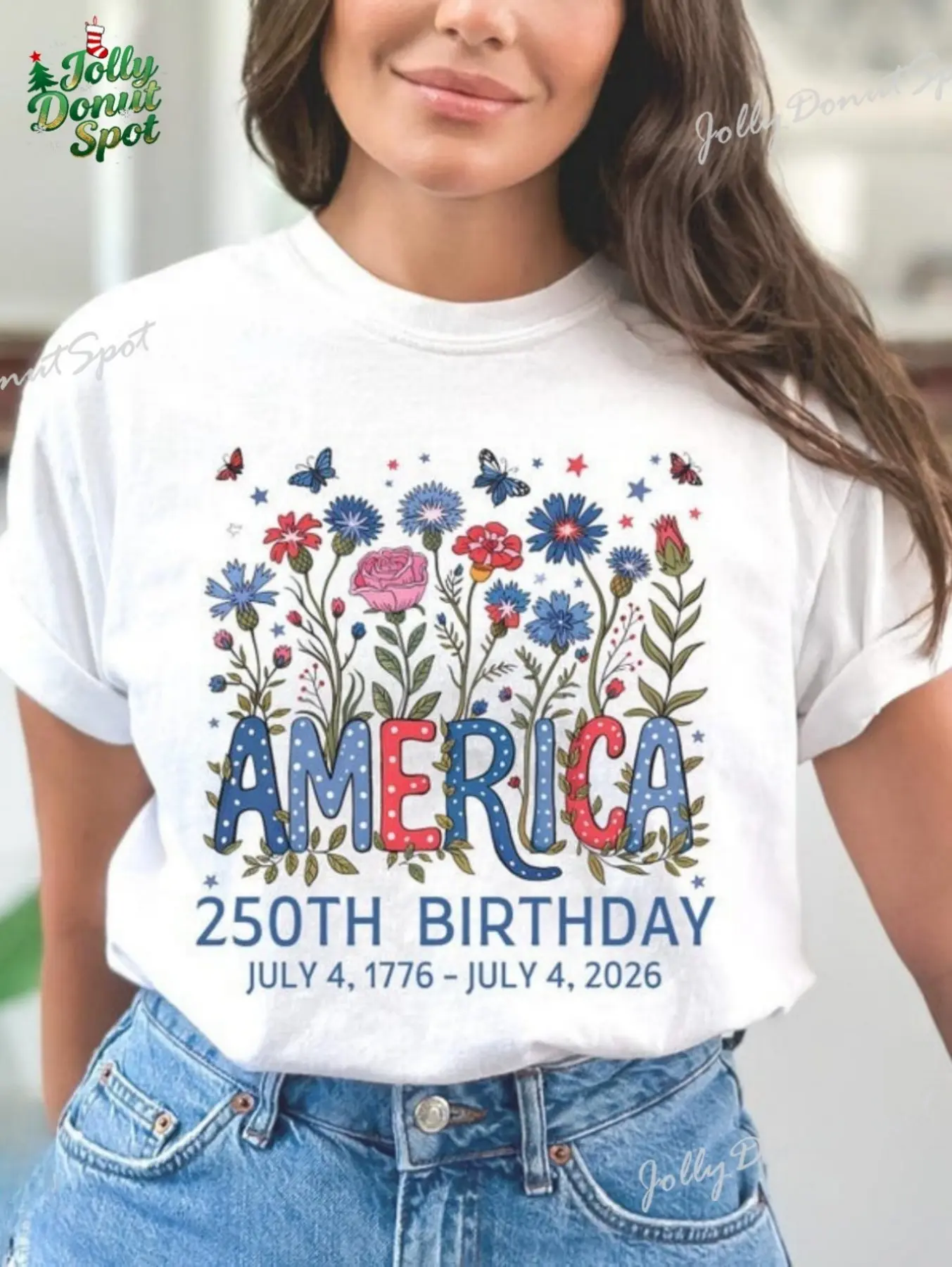 American 250th Anniversary T-Shirt-July 4, 2026 American Half Centenary Celebration Style 250 Years History Theme T-Shirt 100 Cotton Comfortable Casual Wear All Seasons Friends Commemorative Gifts Independence Day Celebration Clothing Local Warehouse Deli