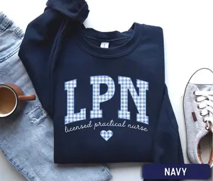 LPN Short Sleeve T-SHIRT OR Sweatshirt  , Licensed Practical Nurse, Rn Nurse, LPN Gift for Nurses, Nursing School Grad