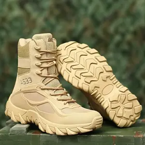 Men's Tactical Hiking Boots, Wear-resistant Anti-ski Boots, Winter Outdoor Camping Hiking Boots