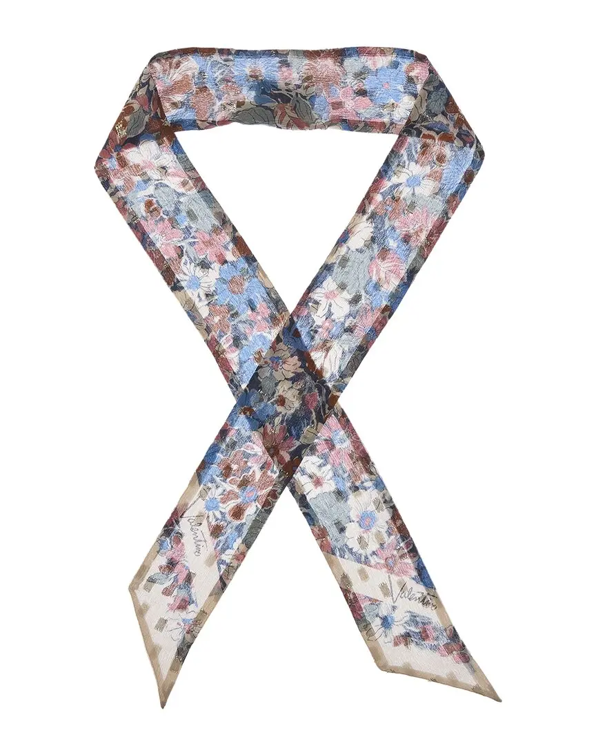 Valentino Silk-Blend Scarf