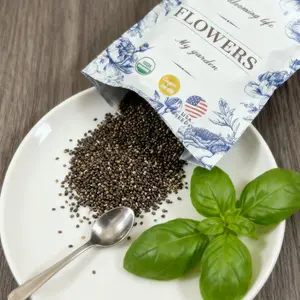 Basil Seeds – 100 Heirloom Seeds Fast-Growing Culinary Herb for Home & Garden Ideal for Gardening Enthusiasts