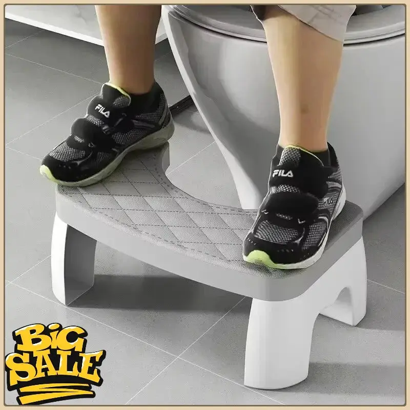 Adult Plastic Anti-slip Toilet Stool, Office Footrest, Elderly, Children, and Pregnant Women in The Bathroom Squat Toilet Stool