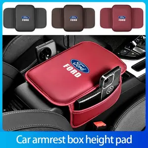 Hot-selling car armrest pad, car armrest cushion, car accessory, Automotive Interior Cushion, suitable for Ford Focus, Mondeo, Kuga, Fiesta MK7, Focus MK2 MK4, Explorer, Edge 2.4