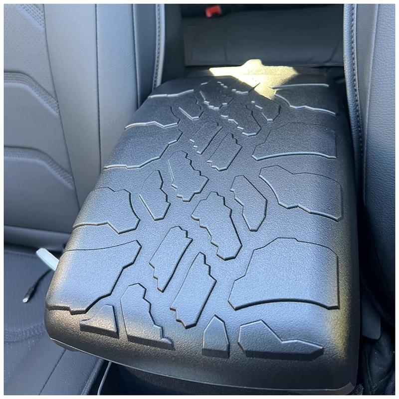 Center Console Armrest Cover Fit for 2018-2024 Jeep Wrangler JL JLU & Jeep Gladiator JT Armrest Storage Soft Mat Pet Antiscratch Mat Cover car  arm  rest  pad Seat Protectors Cushion Truck