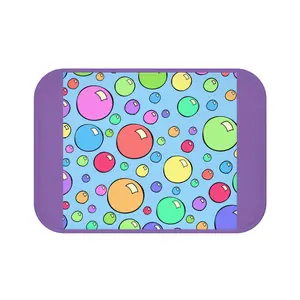 Colorful Bubble Bath Mat - Fun Bathroom Decor, Bubble Bath Rug, Vibrant Home Accessory, Child-Friendly Floor Mat, Gift for Kids