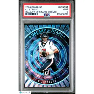 2024 Panini Donruss Galaxy Of Stars CJ Stroud Cosmic #GOSCST PSA 9