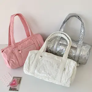 Style Simple Versatile PU Crossbody Bag, Student Handbag,, Portable Travel Storage Bag, Badge Doll Display Organizer, Lightweight Crossbody Bag