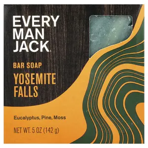 Every Man Jack Bar Soap, Yosemite Falls, 5 oz (142 g)
