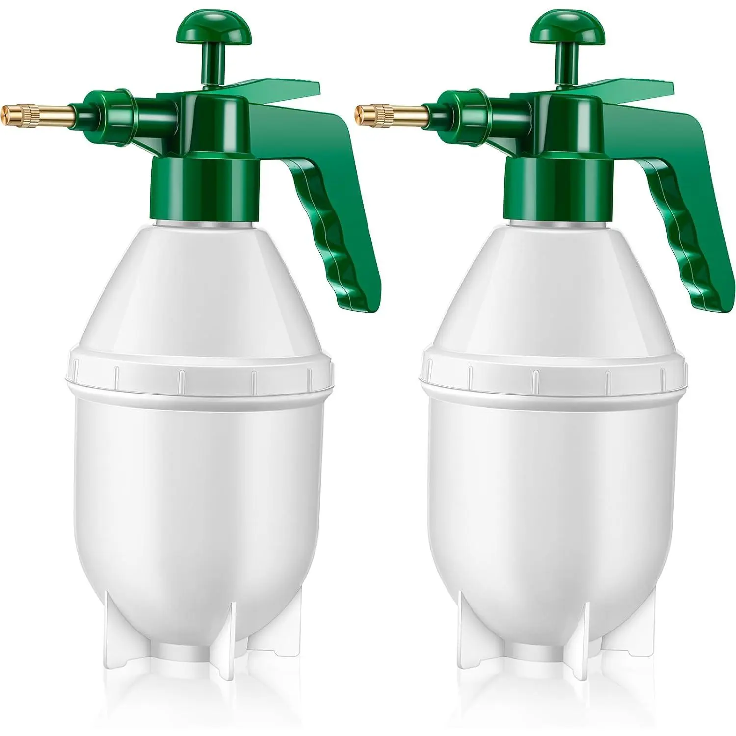 2 count 50 oz Handheld Pump Spray Bottle Garden Spray Bottles Lawn  Hand Pump Sprayer with Adjustable Nozzle for  Watering Weeds Garden and  Detailing & Washing (Green)