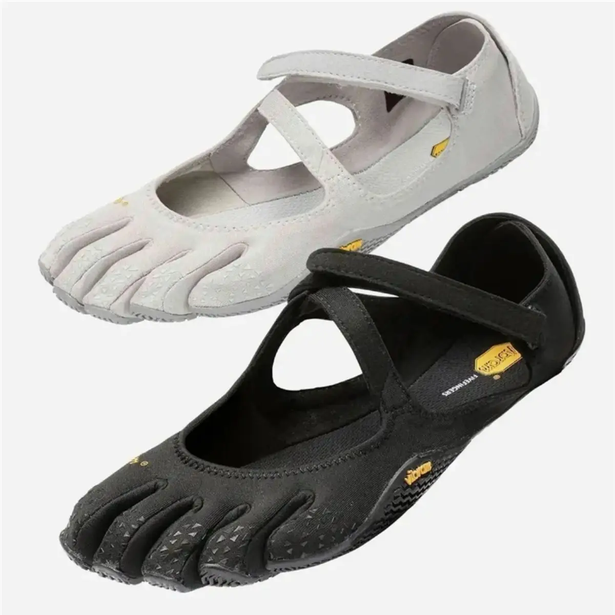 Vibram V-Soul Women Barefoot Shoes, Yoga Pilates Dance Minimalist Five Toe Cross Strap Training Shoes