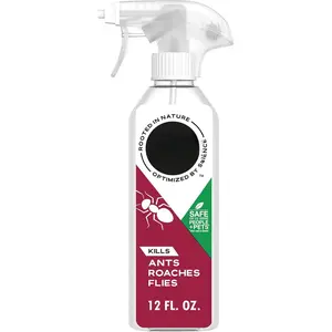Kills Ants, Roaches And Flies: Plant-Based Active Ingredient Bug Spray, Botanical Insecticide For Indoor And Outdoor Use; 12 fl oz (Pack Of 1)
