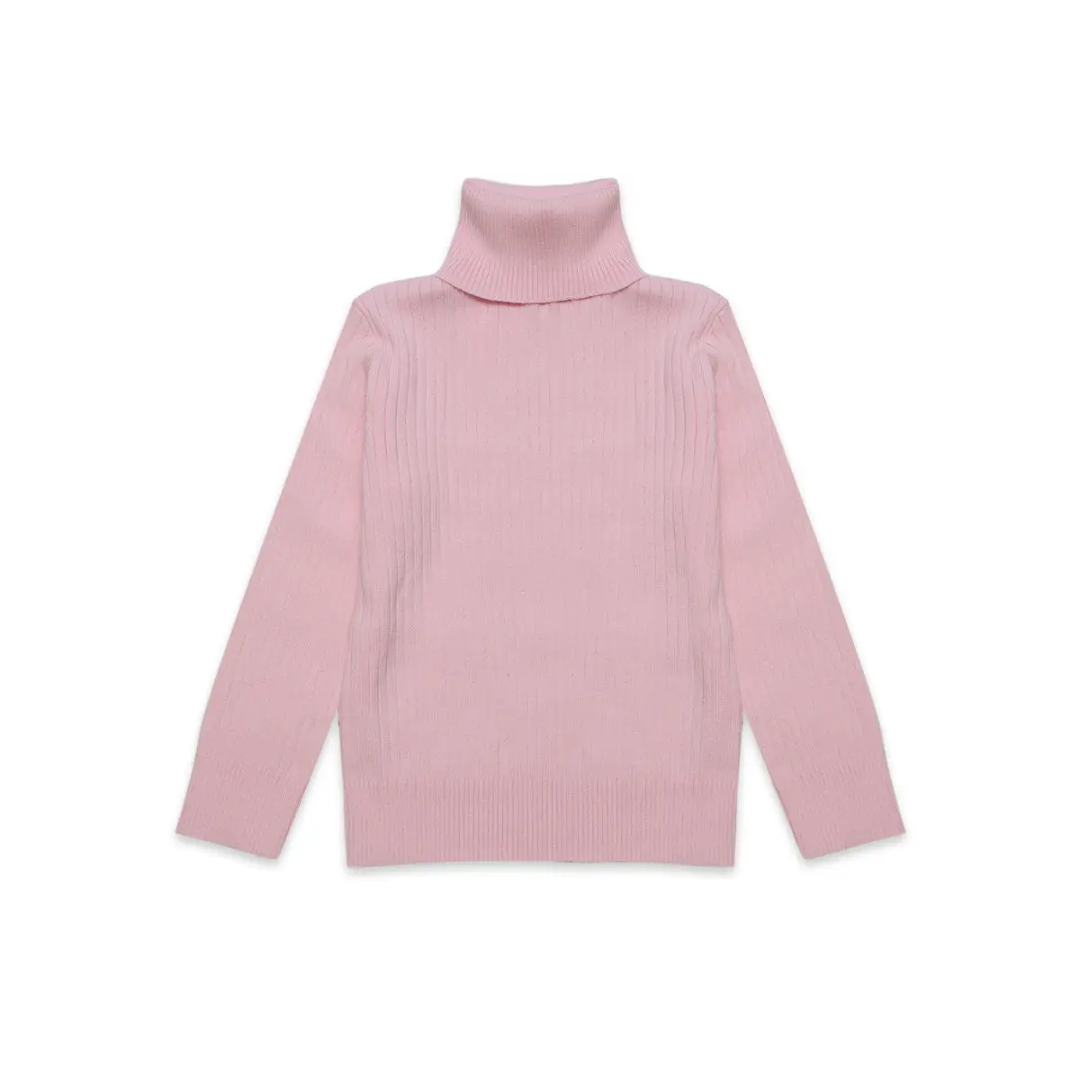 Ribbed Turtleneck pink
