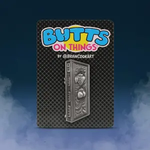 Frozen Rebel Butt Pin