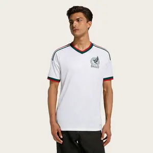 2026 World Cup Mexico Away Home White Short-Sleeved Football Shirt Soccer Jersey