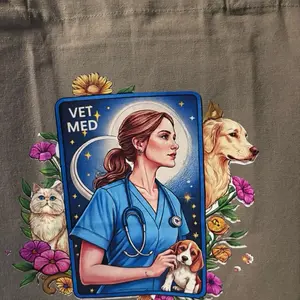 Vet nurse tote bag