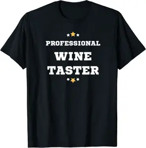 Professional Wine Taster for Wine Lovers, Funny Cute T-Shirt - Kalecarroll Shop 26B08D32471Q