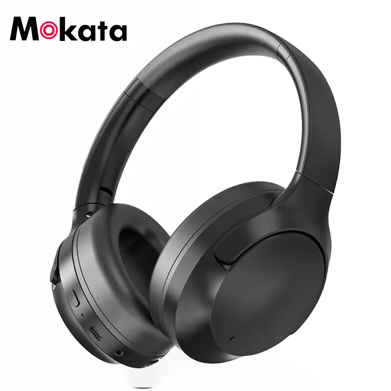 MOKATA CK22 Foldable Over Ear Bluetooth Headphones, HiFi Deep Bass, Long Battery Life Low Latency Gaming Headset for Music Sports Work, Ideal Mother’s Day Gift