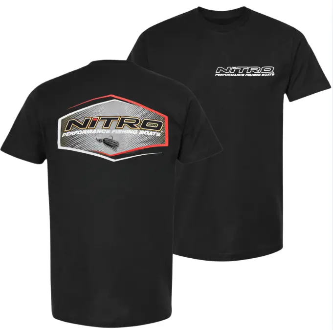 Nitro Performance Fishing Boats T-Shirt, Graphic Outdoor Tee, Soft Cotton Blend Shirt, Fishing Lifestyle Apparel for Men & Women, Perfect Gift for Anglers