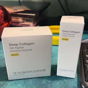Product Review of [Sungboon] Silk Collagen & Peptide Face-Lift Duo Tiktok Exclusive – Ampoule + Rejuvenate Serum with 8 types Hyaluronic Acid for wrinkles & fine lines | Gift set Firming, Moisturizing, Collagen Boosting, Anti aging Korean Home Aesthetic for all skin types from S**E