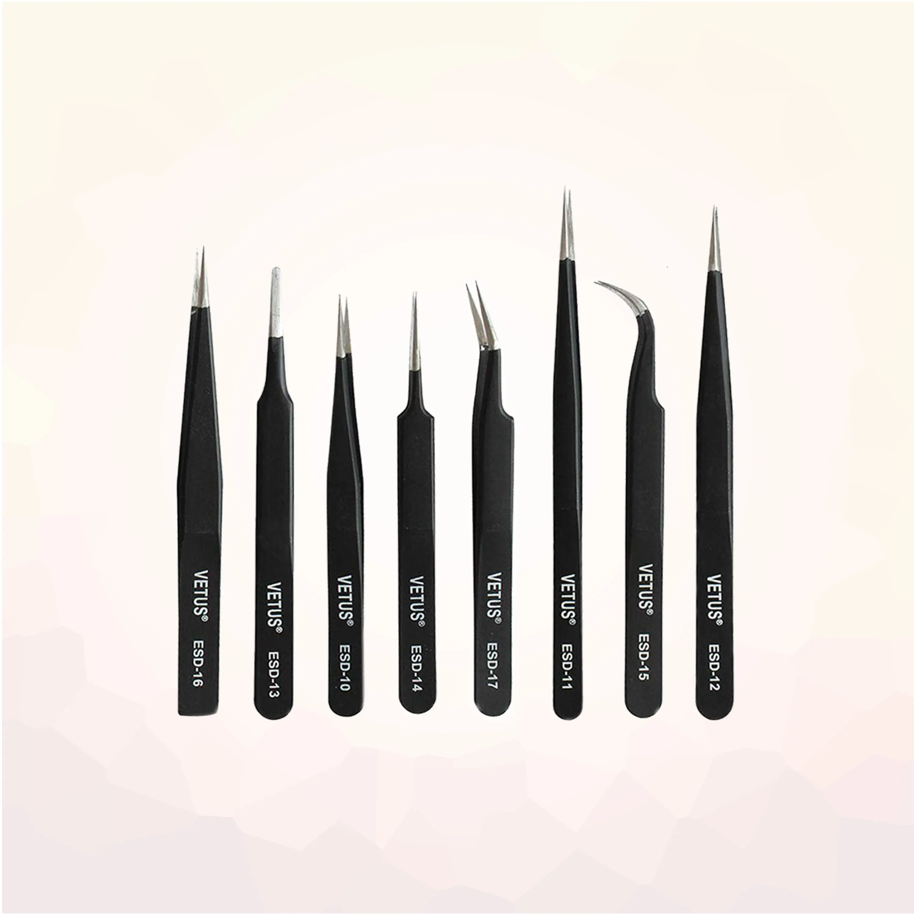 Vetus Volume Tweezers ESD Series