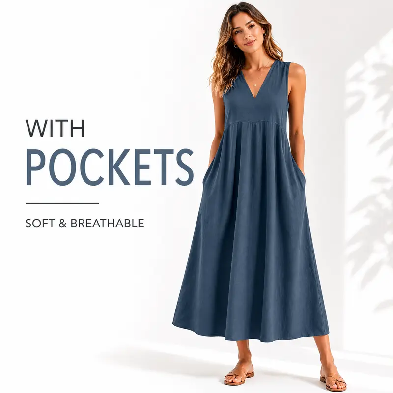 weekday flowy maxi dress Sail Away Dress Medium main image 1