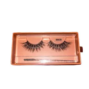 BM30 15mm Zephyr Leilani Glam Lash Duo: Date Night Individual Pair Lash Extensions and Eyelash Extension Brush Makeup Cosmetic