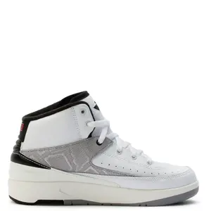 Little Kid's Jordan 2 Retro "Python" Wht/Fire Red-Blck-Sail (DQ8564 102)
